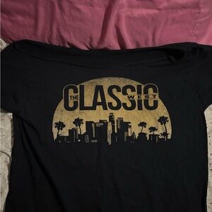 The Classic West Black Tee